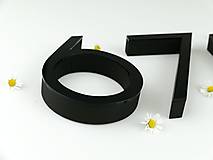 Tabuľky - Číslo na dom: Samostatná číslica Luxus (15 cm) - 13408737_