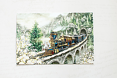 Pohľadnica "New Year´s Express Train"