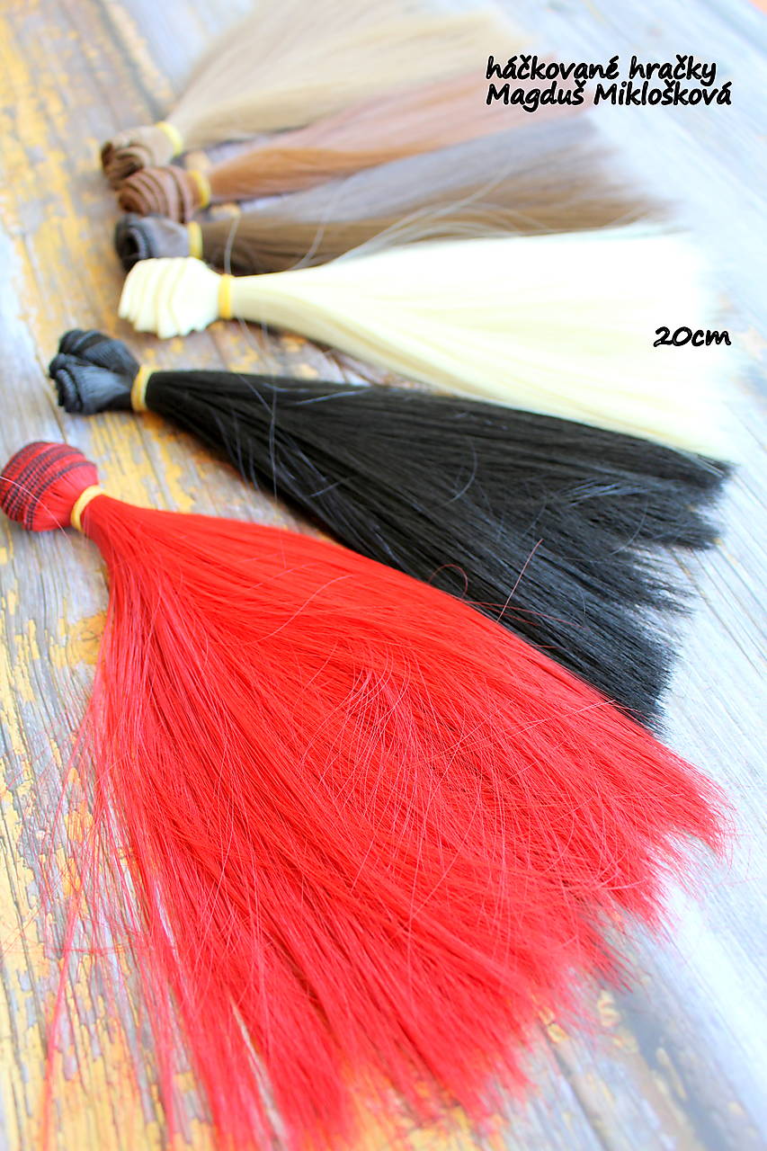Vlasy pre handmade tvorbu 20cm