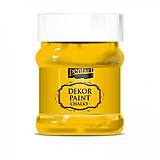 Farby-laky - Dekor paint soft chalky, 230 ml, kriedová farba (slnečná žltá) - 13412411_