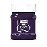 Farby-laky - Dekor paint soft chalky, 230 ml, kriedová farba (fialová biskupská) - 13412439_
