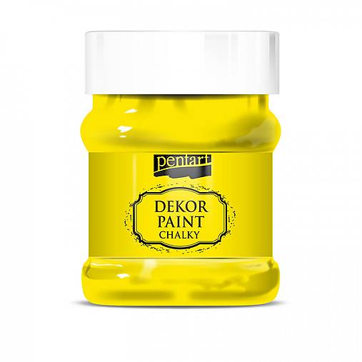 Dekor paint soft chalky, 230 ml, kriedová farba (citrónová žltá)