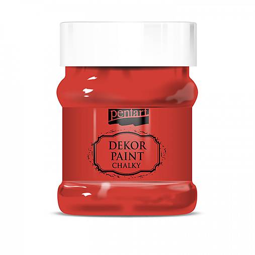 Dekor paint soft chalky, 230 ml, kriedová farba (červená)