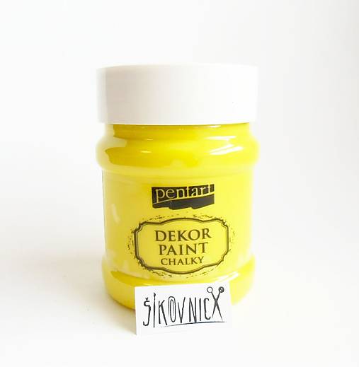 Dekor paint soft chalky, 230 ml, kriedová farba (citrónová žltá)