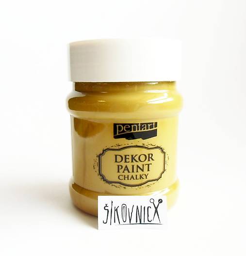 Dekor paint soft chalky, 230 ml, kriedová farba (horčicová žltá)