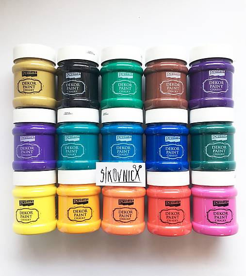 Dekor paint soft chalky, 230 ml, kriedová farba (červená)