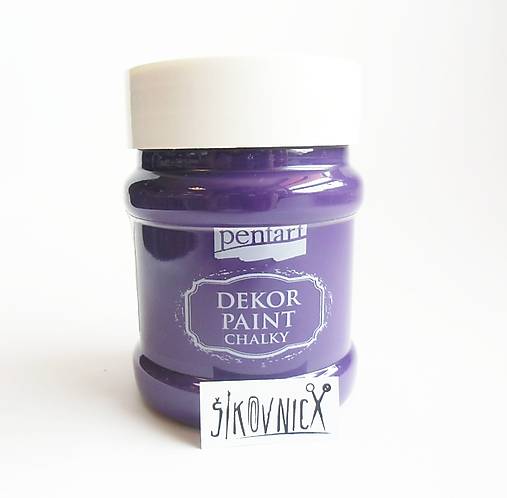 Dekor paint soft chalky, 230 ml, kriedová farba (baklažánová)