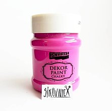 Farby-laky - Dekor paint soft chalky, 230 ml, kriedová farba (pink) - 13412550_