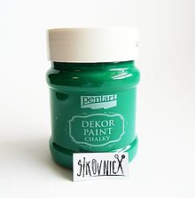 Farby-laky - Dekor paint soft chalky, 230 ml, kriedová farba (zelená) - 13412565_