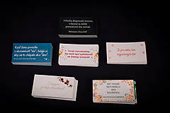 Papiernictvo - Sada kartičiek (rôzne varianty) (Sada Motivačné citáty (v dolnom rade vpravo)) - 13412101_