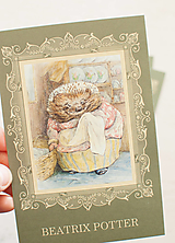 Papier - Pohľadnica do zbierky Beatrix Potter "Ježko"" - 13413979_