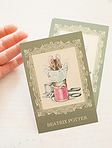 Papier - Pohľadnica do zbierky Beatrix Potter "Noviny" - 13413986_