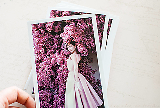 Papier - Pohľadnica "Audrey" - 13413826_