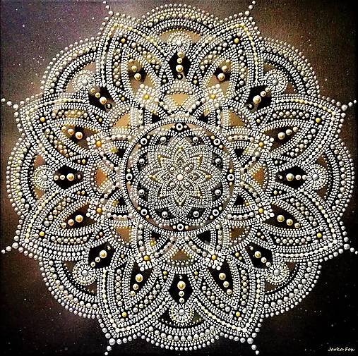 Obrazy - MANDALA HOJNOSTI,PROSPERITY, BOHATSTVA a ÚSPEŠNEJ KARIÉRY-energetický obraz - 13415862_