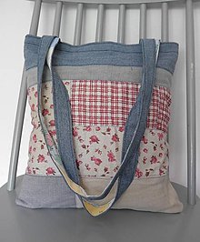 Nákupné tašky - taška - ruže - 13415016_