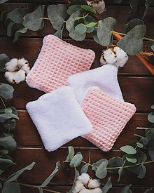 Úžitkový textil - Kozmetický uteráčik veľkosť S (s bambusovým flísom - dekovinou) - 13416221_