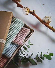 Úžitkový textil - Darčekový set (s bambusovým flísom - dekovinou) - 13416222_