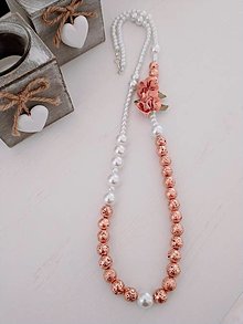Náhrdelníky - Náhrdelník sklenené perly - 13418444_