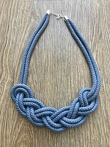 Náhrdelníky - Nekonečný náhrdelník - II.  (Modrá) - 13416559_