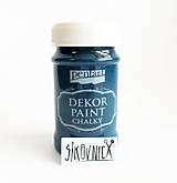 Dekor paint chalky, 100 ml, kriedová farba (námornícka modrá)