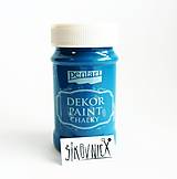 Dekor paint chalky, 100 ml, kriedová farba (oceľová modrá)