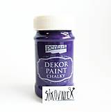 Dekor paint chalky, 100 ml, kriedová farba (baklažánová)