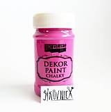 Farby-laky - Dekor paint chalky, 100 ml, kriedová farba (pink) - 13421489_