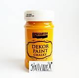  - Dekor paint chalky, 100 ml, kriedová farba (slnečná žltá) - 13421494_
