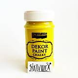Dekor paint chalky, 100 ml, kriedová farba (citrónová žltá)