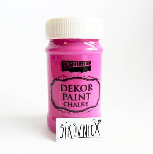 Dekor paint chalky, 100 ml, kriedová farba (pink)