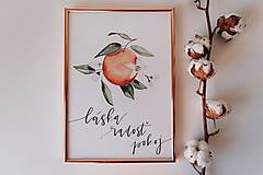 Obrazy - LÁSKA, RADOSŤ, POKOJ - art print - 13423300_