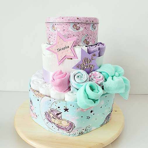  - Plienková torta - jednorožec  - 13423475_