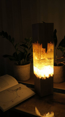 Svietidlá a sviečky - Lávová stolná lampa - 13420725_