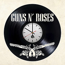Hodiny - Vinylové hodiny Gun´s Roses 3 - 13423237_
