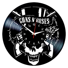 Hodiny - Vinylové hodiny Gun´s Roses 4 - 13423250_