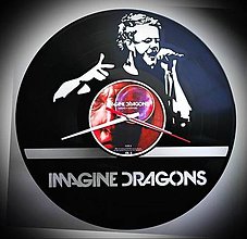 Hodiny - Vinylové hodiny Image Dragons 2 - 13423544_