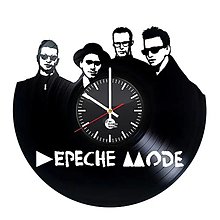 Hodiny - Vinylové hodiny Depeche Mode 3 - 13423577_