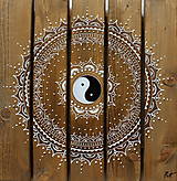Obrazy - Mandala SPIRITUALITA (drevo-silver) 40 x 40 - 13425005_