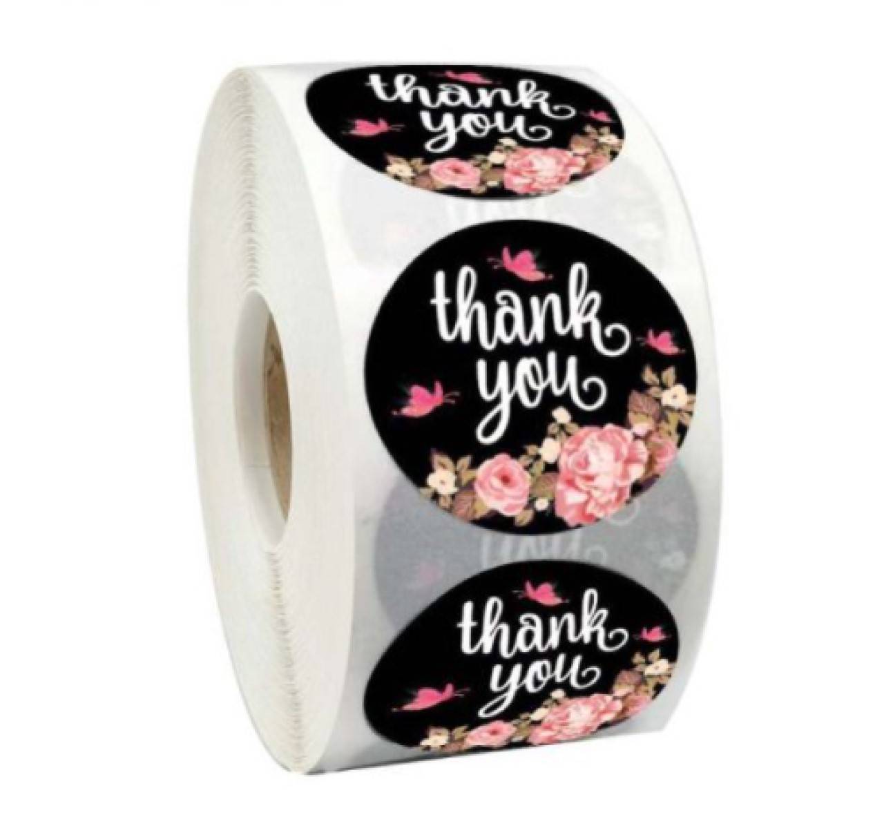 NA102 Nálepka thank you 2,5 cm