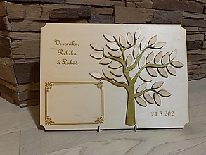 Darčeky pre svadobčanov - Strom prianí - 13426276_