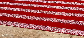 Textil - Bavlnená látka - Červené - cena za 10 centimetrov - 13426847_