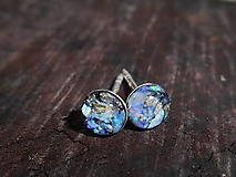 Náušnice - mini-opals-in silver-napich.n. - 13433054_