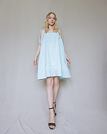 Šaty - Šaty Glacon modré/Zľava - 13430996_