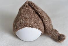 Detské čiapky - Newborn čiapočka s uzlíkom (sleepy hat) - 13430607_