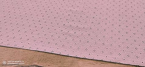 Textil - Madeira - cena za 10 centimetrov (Ružová) - 13433585_