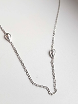 Náhrdelníky - Strieborný náhrdelník - 13435552_