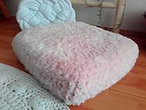 Úžitkový textil - POUDRE pink - sedací vankúš, podsedák - 13433337_