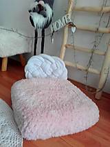 Úžitkový textil - POUDRE pink - sedací vankúš, podsedák - 13433338_