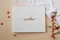 Papiernictvo - Svadobný album- razba Svadba - 13435380_