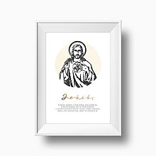 Grafika - Artprint // Ježiš - 13434870_